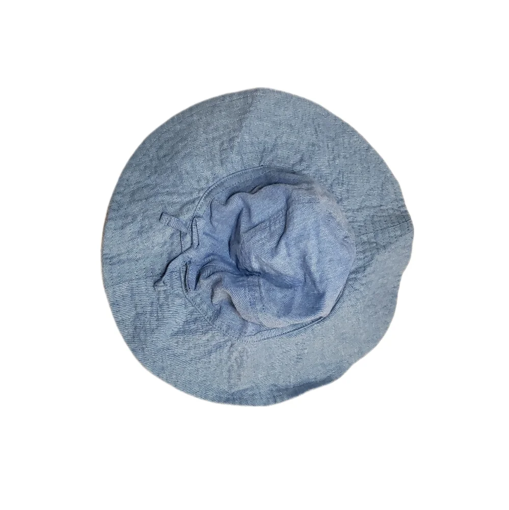 Gap S/M 2-3T Chambray Blue Floppy Sun Hat